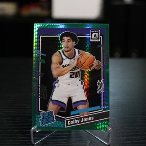 2023-24 Panini Optic COLBY JONES Rated Rookie Hyper Green Prizm - (RC) - Picture 1 of 2