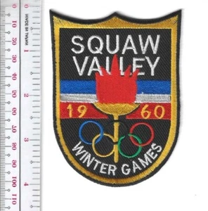 Skifahren California Squaw Valley 1960 Olympic Winter Games Ski Patch - Bild 1 von 1
