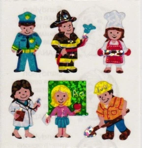 Pegatinas de álbum de recortes Sandylion de colección GENTE TRABAJADORA BRILLANTE F38 *DISEÑO RETIRADO* - Imagen 1 de 1