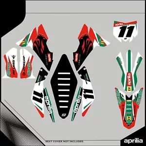 Kit Completo Grafiche Adesivi per Aprilia MXV 450 2009 2010 2011 2012 2013 2014 - Foto 1 di 1