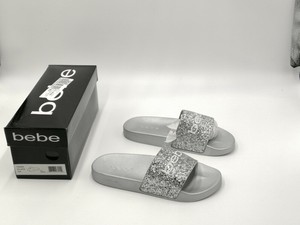 bebe silver sandals