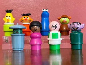 Vintage Fisher Price Little People Sesame Street Lot Count Sherlock Hemlock ‘70s - Picture 1 of 2