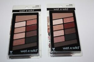 Wet N Wild ColorIcon Eyeshadow 10 Pan Palette C757A Nude Awakening Lot Of 2 New