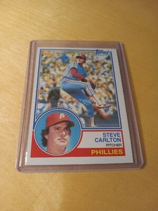 1983 Topps #70 STEVE CARLTON Philadelphia Phillies Baseball Card, Pitcher. (NM)
