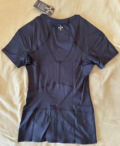 CAMICIA A COMPRESSIONE Tommie Copper supporto spalle correttore postura DONNA M nuova con etichetta - Foto 1 di 7