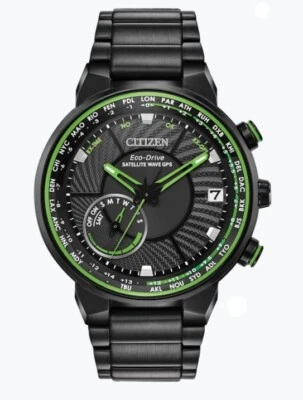 Reloj Citizen Hombre Onda Satelital GPS Calendario Eco-Drive Negro 44 MM CC3035-50E Foto 1 de 4