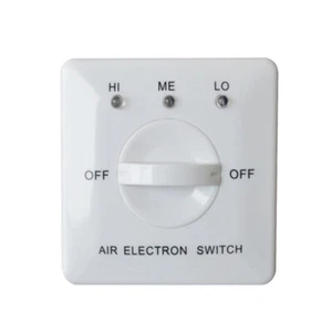 Lüfterspulenschalter Panel-Lüftersteuerung Fan-Coil-Dreistufenregler - Afbeelding 1 van 12