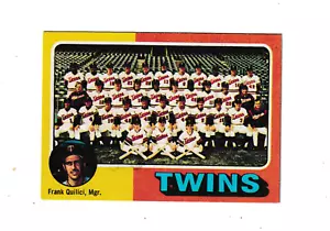 1975 Topps # 443 Twins Team Card.. EX..! Back is Unmarked Free Ship ! - Picture 1 of 2