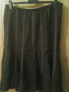 Roman originals skirt brown linen size 20 - Picture 1 of 1