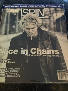 SPIN magazine 1993, Layne Staley, Alice in Chains, Dinosaur Jr. Neil Young - Picture 1 of 1