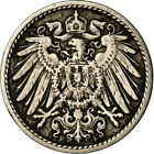 [#782263] Moneta, NIEMCY - IMPERIUM, Wilhelm II, 5 Pfennig, 1898, Stuttgart, VF(