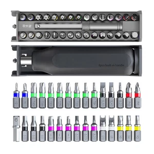 40 in 1 Screwdriver Bits Set Tamper Proof Security Torx Hex Spanner Tri Wing Kit - Picture 1 of 8