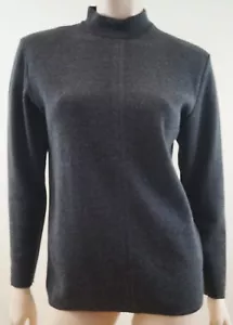 Maglione YVES SAINT LAURENT Rive Gauche vintage grigio lana di agnello taglia:44 UK12 - Foto 1 di 6