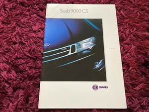 Brochure Saab 9000 CS 1992 - Edizione UK - Foto 1 di 2