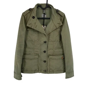 Camel Active Verde Oscuro Vaqueros Militar Chaqueta Americana Talla Eu 34 GB 6 4 - Imagen 1 de 12