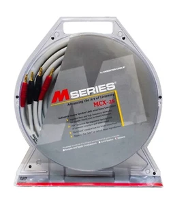 Monster Cable M Series MCX-2S 10/10 Speaker Cables w/ Banana Connectors - 10 Ft - Picture 1 of 2