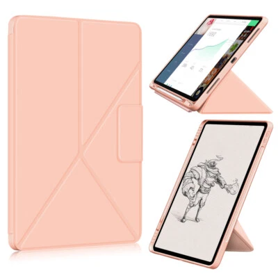 Folio Transformer Stand Leather Magnetic Smart Case Cover Pencil Holder For iPad - Image 1 of 4