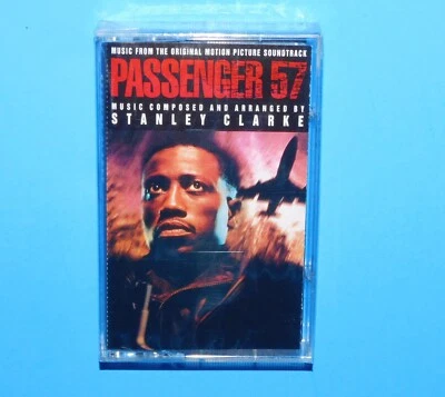 PASSENGER 57 SOUNDTRACK STANLEY CLARKE WESLEY SNIPES FILM SEALED CASSETTE!!!! Foto 1 de 3