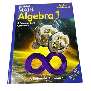 Big Ideas Mathe Algebra 1 Common Core Teachers Edition 2014 Hardcover Sehr Gut - Bild 1 von 7