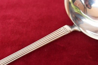 BSF  Perlfächer Suppenkelle 30 cm  Edelstahl Rillendekor mit Punkten - Bild 1 von 3