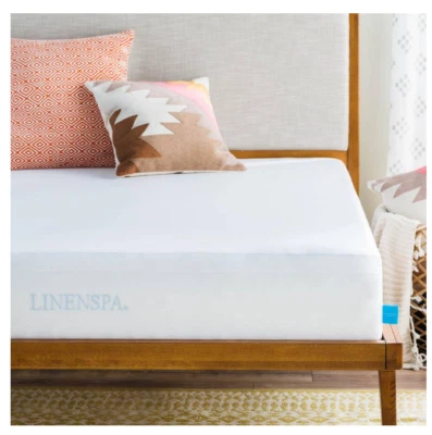 Linenspa Premium Vinyl Free Hypoallergenic Waterproof Mattress Protector TWIN XL - Изображение 1 из 3