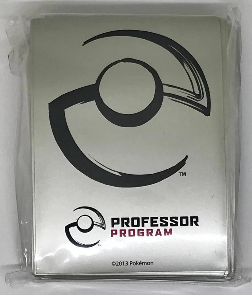 Pokemon PROFESSOR PROGRAM Poke Ball Sleeves Silver Deck Shield Hüllen 60pcs - Bild 1 von 1