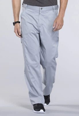 Pantalón Médico Cherokee Workwear Hombres Fly Front WW140 GRIS Envío Gratis Foto 1 de 4