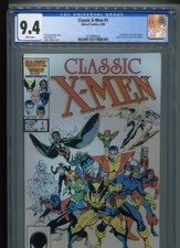 Classic X-Men #1 (1986) CGC 9.4 WHITE pages Chris CLAREMONT Art Adams BOLTON