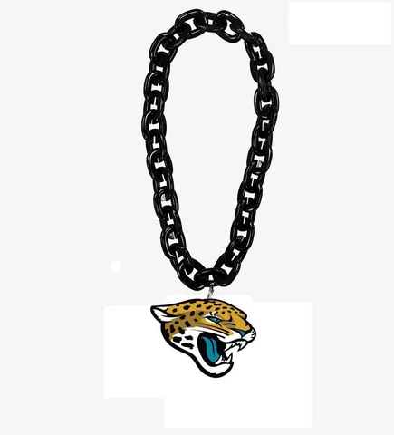 Jacksonville Jaguars Fan Chain, Giant Necklace Licensed NFL Cover