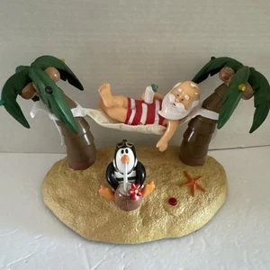 Gemmy Animated Santa in Hammock (Swings) Sings It's 5 O'clock Somewhere - Picture 1 of 14