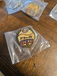 Lotto di 17 spille di stato Little League 11 anni NOS WOW - Foto 1 di 3