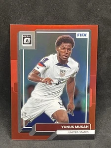 2022-23 Panini Donruss Optic Red Prizm /165 Yunus Musah #175 - Picture 1 of 2