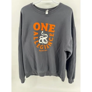 Sudadera One Fall Alliance Brewing para Hombres XL Gris Cerveza Gráfico Pullover - Imagen 1 de 5