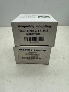 *LOTTO DI 2* Magnaloy 200 Accoppiamento 3/4 Foro 3/16 Keyway M20002406 - Foto 1 di 3