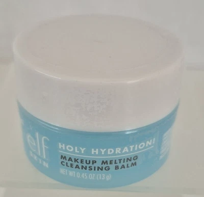 e.l.f. Bálsamo limpiador fundente maquillaje Holy Hydration ~ tamaño de viaje 0,45 oz./13 g NUEVO Foto 1 de 4