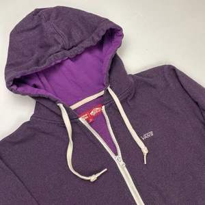 Vans Off The Wall Hooded Zip Up Sweatshirt Herren S Deep Purple White Zipper - Bild 1 von 11