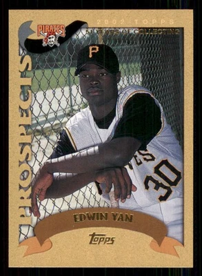 2002 Topps Traded Gold #T219 Edwin Yan /2002 - Image 1 of 2