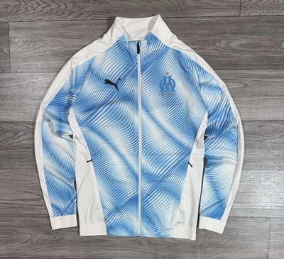 Olympique Marseille Stadium Training Football Soccer Jacket Mens Puma Size Small - Image 1 of 4