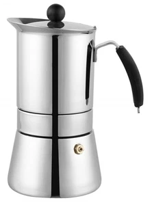 CUISINOX COF-8104 Amore Stainless Steel Stovetop Espresso Coffee Maker, 4-Cup... - Picture 1 of 2