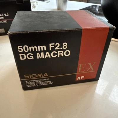 Sigma EX 50mm f/2.8 EX DG Lens For Minolta/Sony A-MOUNT - Image 1 of 4