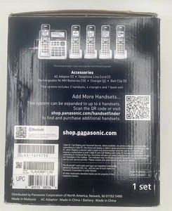 PANASONIC KX-TGF975S BEZPRZEWODOWY TELEFON PODSTAWOWY JEDNOSTKA, kable, telefony bezprzewodowe. otwarte pudełko - Zdjęcie 1 z 11