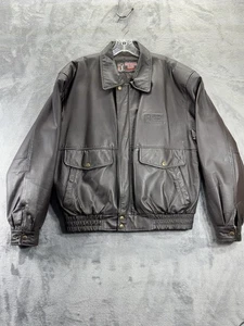 PGA Tour Partners Club Life Member Leder Bomberjacke Erwachsene Large Golf Sport - Bild 1 von 24