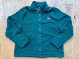 L.L.Bean Mountain Classic Fleece Full Zip Jacket Green 504674 Men's XXL 2XL EUC - Picture 1 of 17