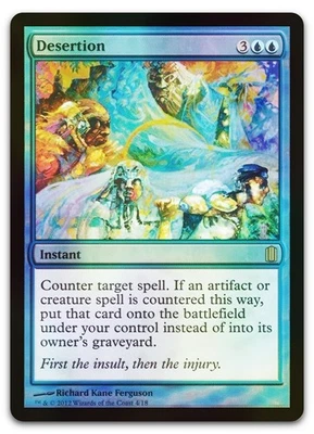 Desertion #4 (Foil) (NM) Commander's Arsenal CM1 Magic MTG - Image 1 of 2