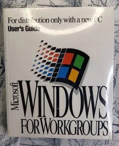 Microsoft Windows For Workgroups User's Guide 1992 Paperback New/Sealed - Picture 1 of 2
