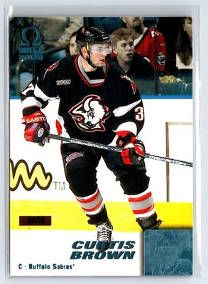 1999-00 Pacific Omega Ice Blue #26 Curtis Brown Sabres /75 - Image 1 of 2
