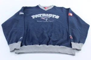 New England Patriots Football Embroidered Sweatshirt - Picture 1 of 3