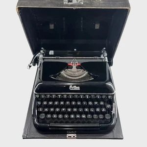 Máquina de escribir alemana Erika modelo 10 años 50 con estuche - Imagen 1 de 21