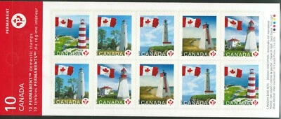 Canada sc#2253a Flag over Lighthouses, Booklet Bk364, Mint-NH - Image 1 of 2