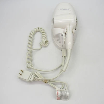 Conair White Wall Mountable Mounting Hair Blow Dryer 134W - TESTED; READ - Image 1 of 4